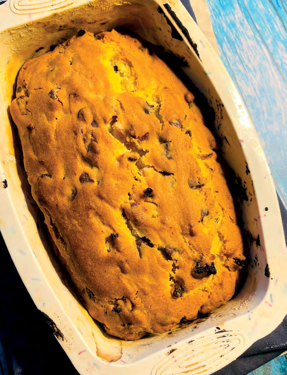 Dried Apricot & Chocolate Chip Cake