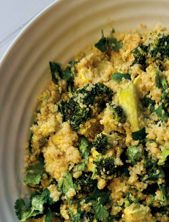 Broccoli, Quinoa and Tahini Salad